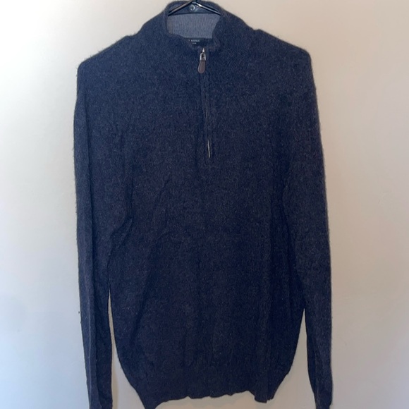 Cashmere Quarter Zip Sweater - Picture 1 of 3